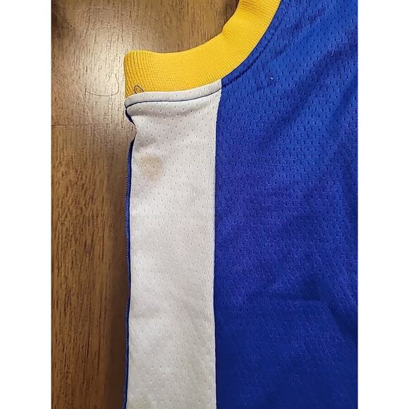 Rare Nike Warriors Stephen Curry #30 Icon Edition Youth Med Blue Jersey EUC 50 - Picture 8 of 11